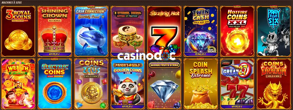 machines à sous alawin casino