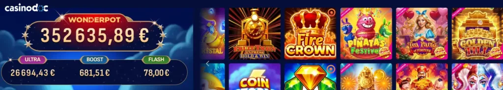 machines à sous big clash casino