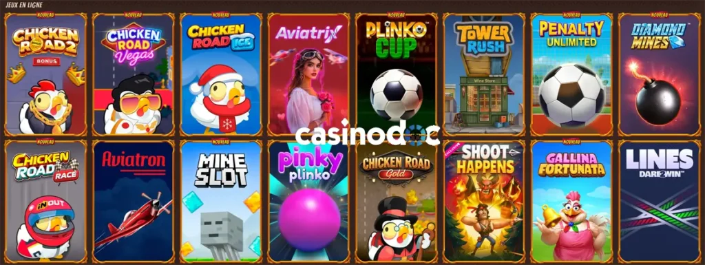 mini jeux alawin casino