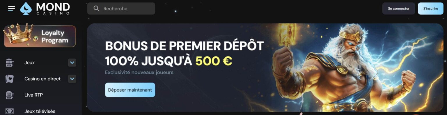 Nouveau casino en ligne