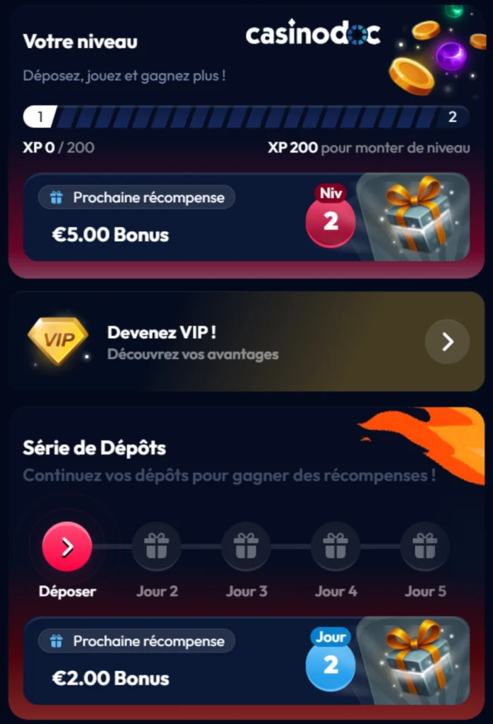 programme vip sur gambiva