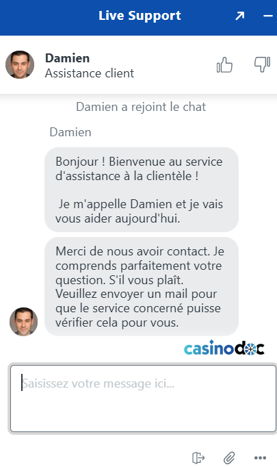 service client big clash casino