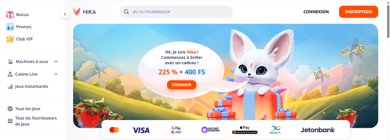 Casino google pay Nika