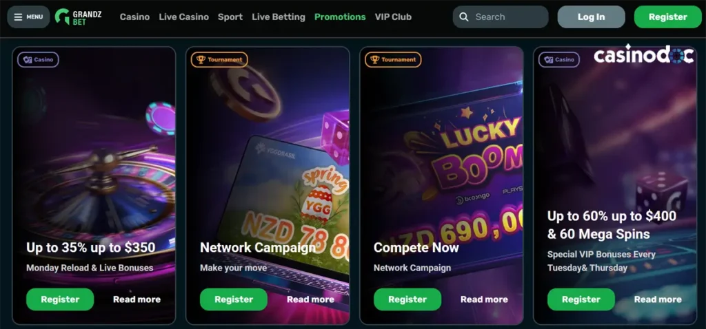 autres promotions grandzbet