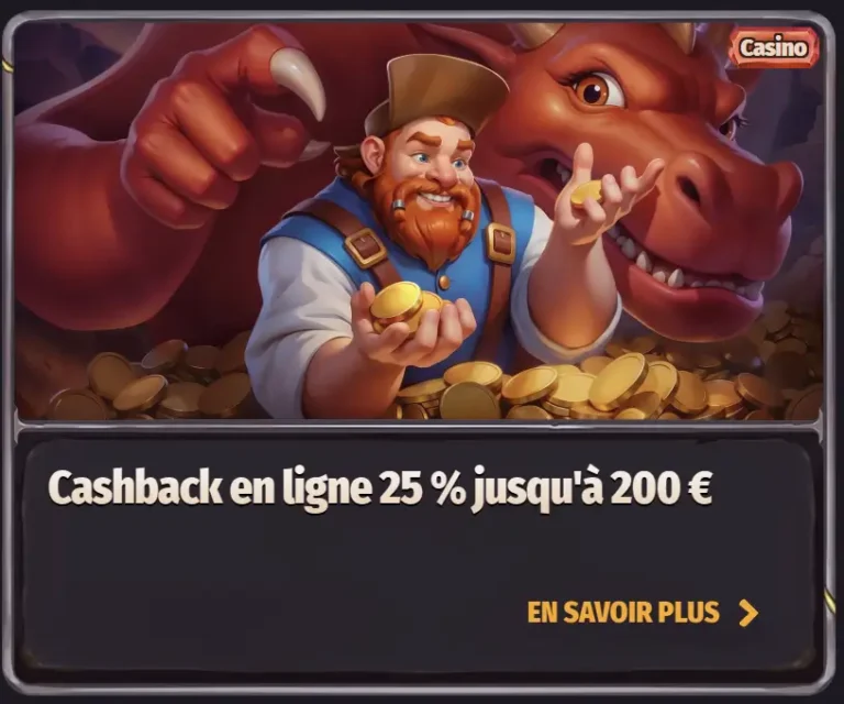 bonus cashback dragonia