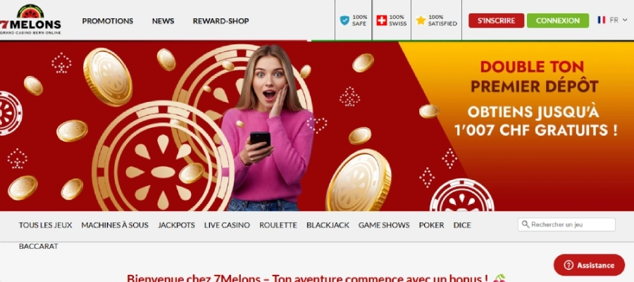 page accueil 7melons yapeal