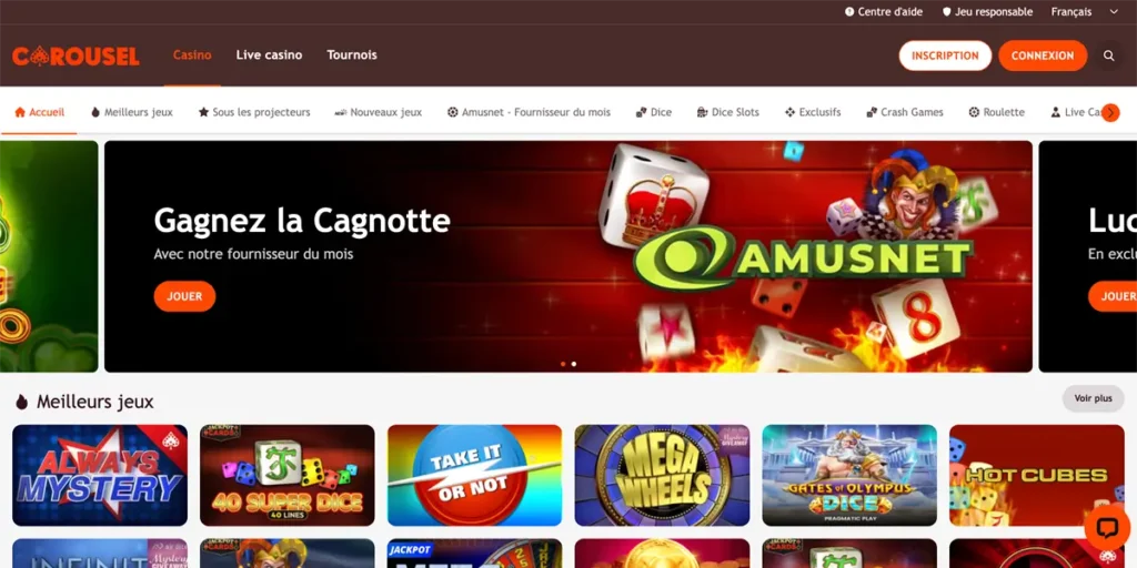 carousel casino paypal