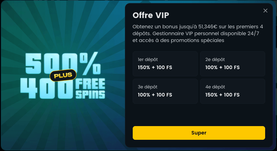 bonus vip sans code promo snatch casino