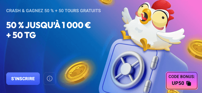 Code promo du bonus sur dépôt instant win sur le casino Spinaura