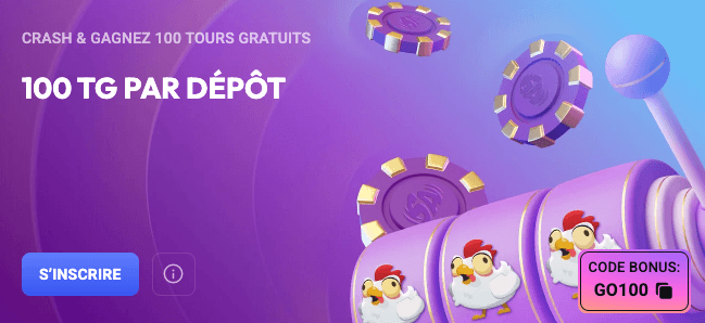 Code promo du bonus de free spins instant win sur le casino Spin Aura
