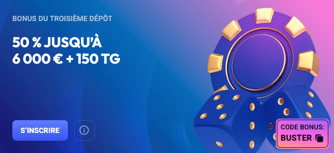 code promo du bonus de troisième dépôt de spin aura