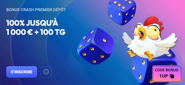 code promo du bonus de premier dépôt crash de spin aura
