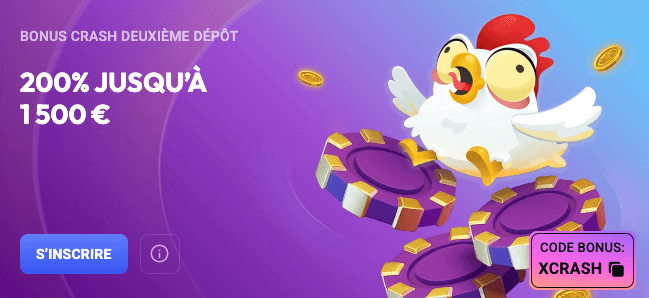 code promo du bonus de deuxième dépôt crash sur spin aura