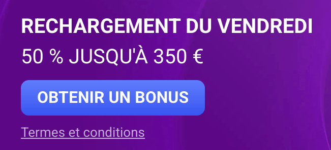 code promo du bonus de recharge du vendredi sport sur Spin Aura