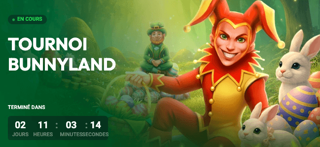 Tournoi BunnyLand sans code promo sur Spin Aura