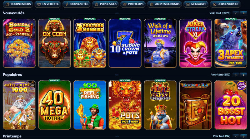 jeux de casino sur millioner