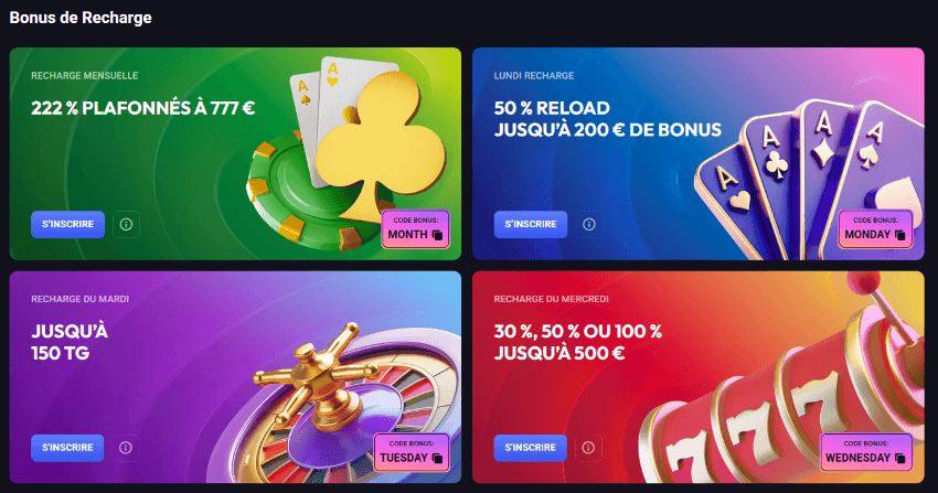 bonus de recharge de spinaura