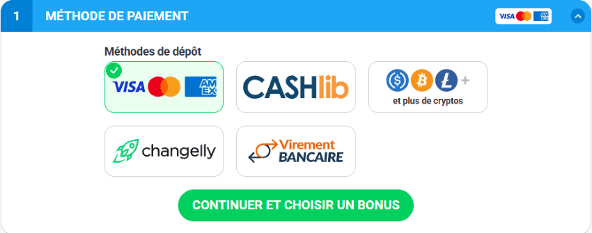 Cartes bancaires sur Kyngs
