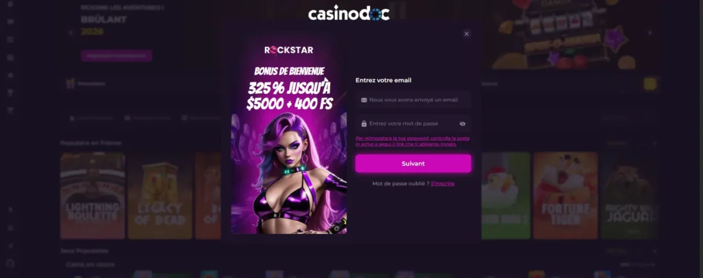 connexion rockstar étape 2