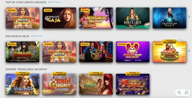jeux casino swisscasinos