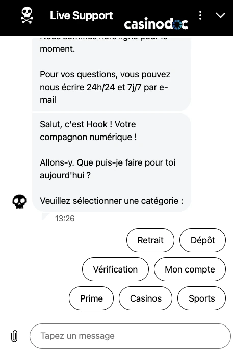 service client piratepots