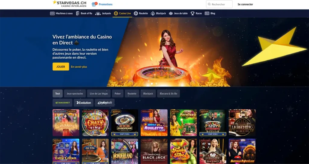 casino en direct star vegas