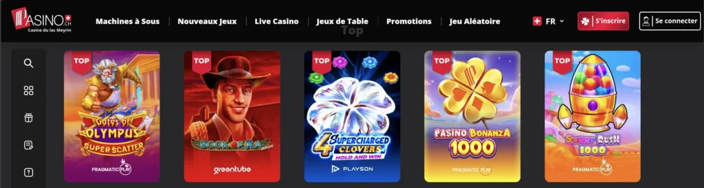 catalogue de jeux pasino
