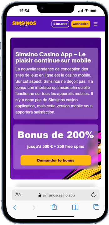 connectersur mobile simsinos