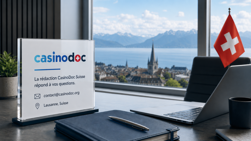  La rédaction CasinoDoc Suisse répond à toutes vos questions.