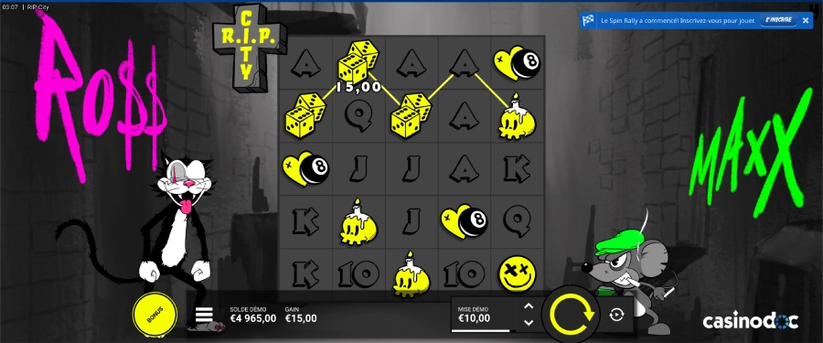 hacksaw gaming interface rip city