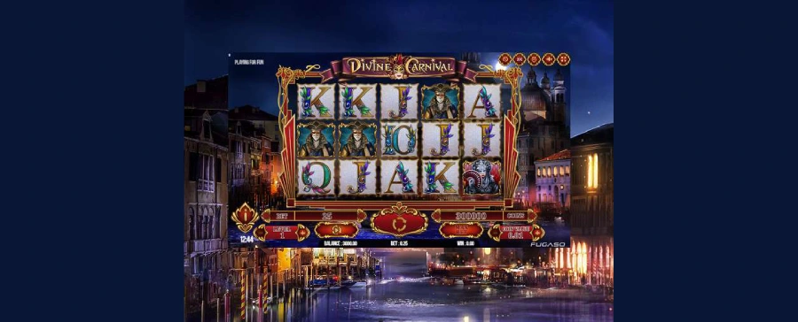 interface slot divine carnival fugaso
