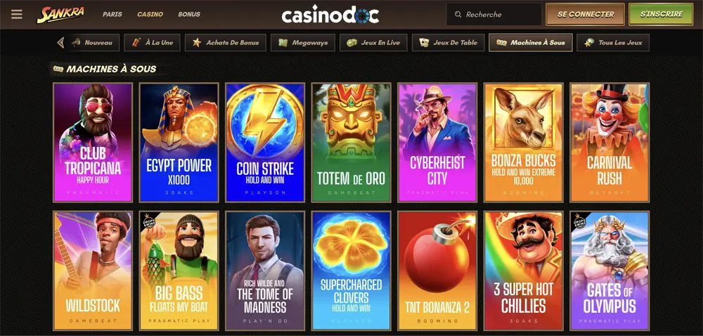 machines à sous sankra casino