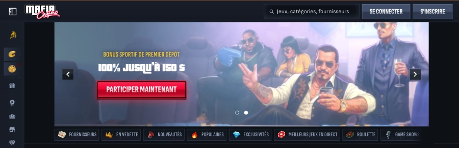mafia casino bonus de bienvenue sport