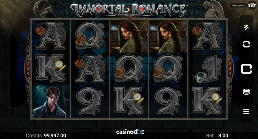 microgaming interface immortal romance