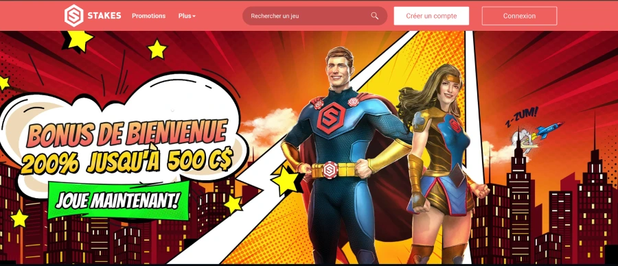 stakes casino bonus de bienvenue