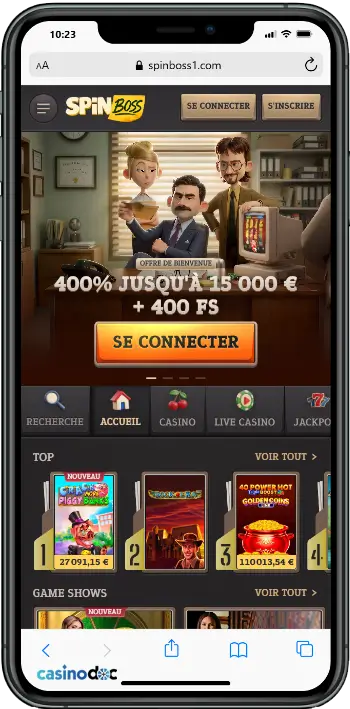 version mobile spinboss