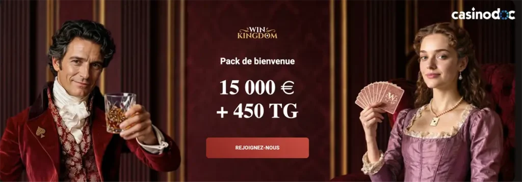 bonus de bienvenue win kingdom casino