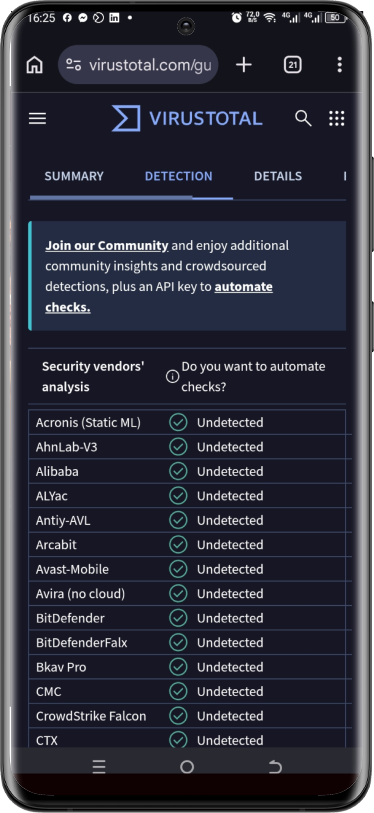 installation apk casino étape 4
