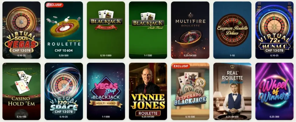 jeux de table ch