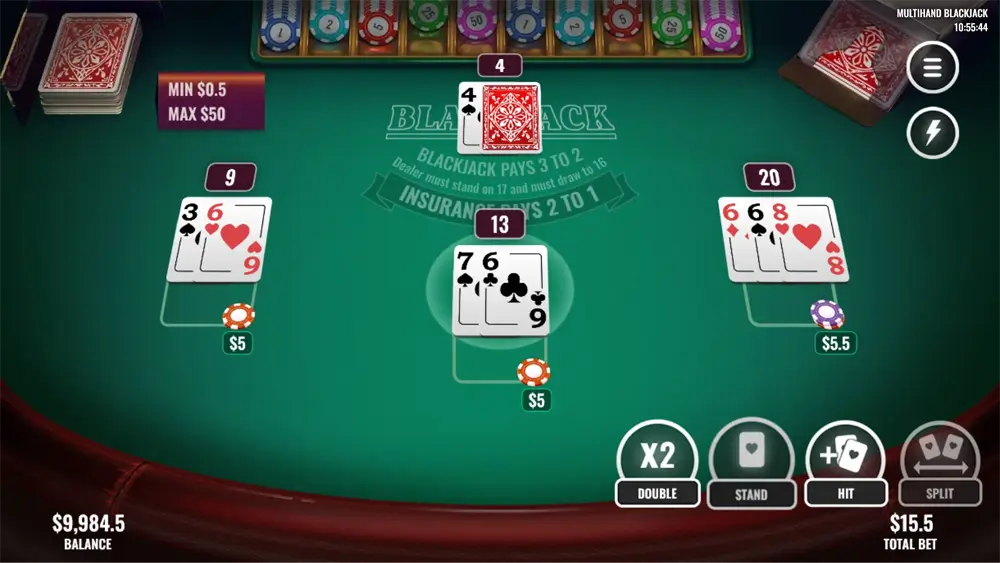 mbitcasino multi hand blackjack ch
