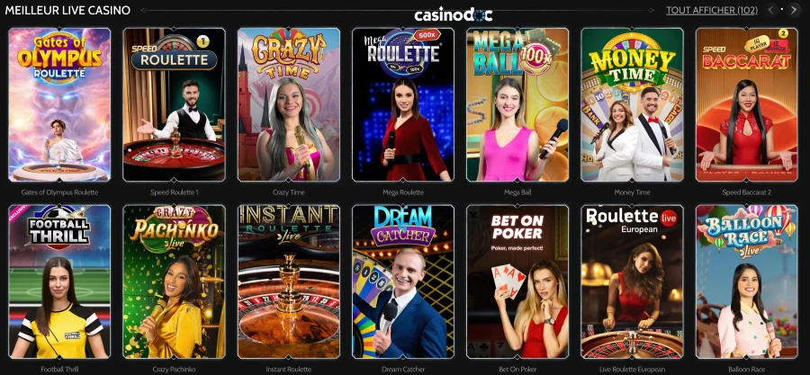 casino direct sur godz