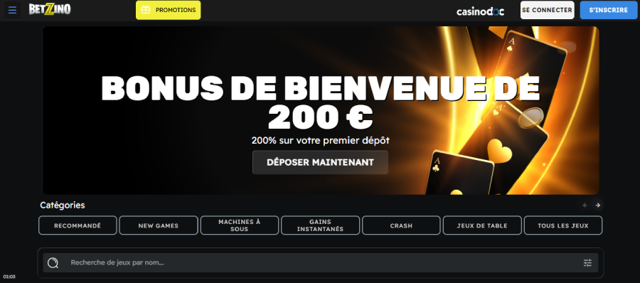 connexion à betzino étape1