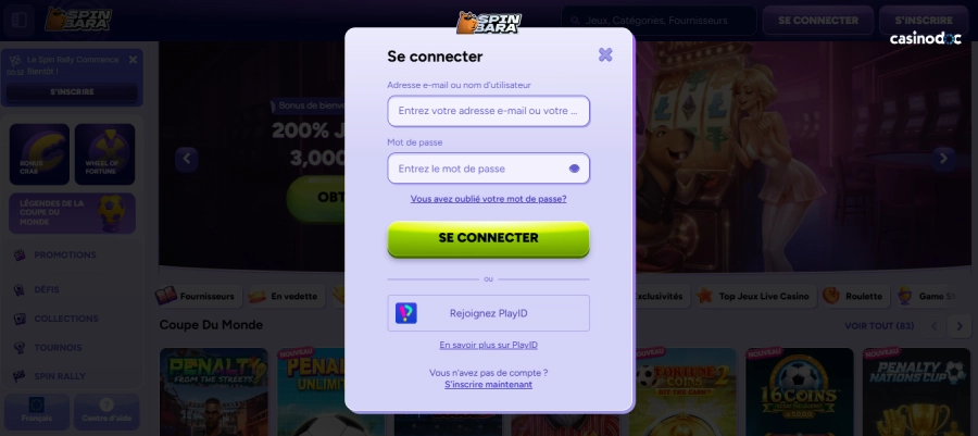 connexion étape2 spinbara