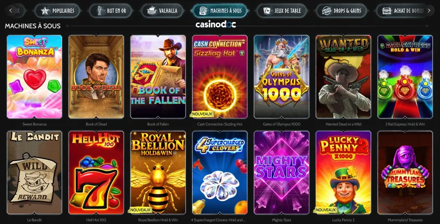 machines à sous sur godz casino
