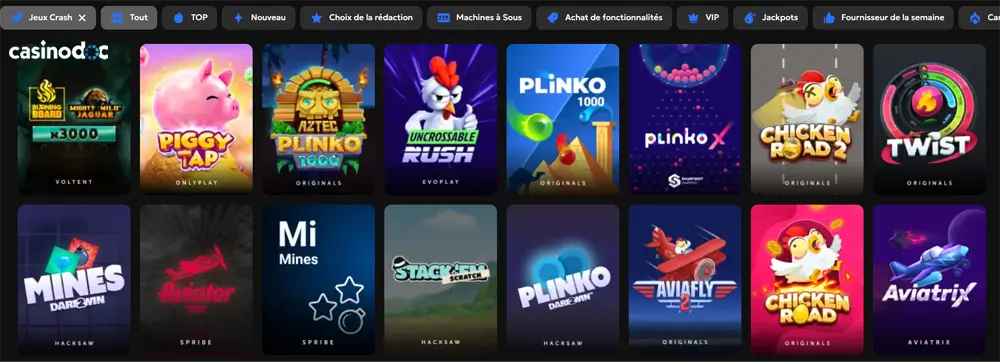 mini jeux gxbet
