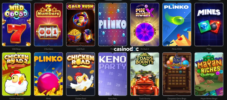 mini-jeux sur godz casino