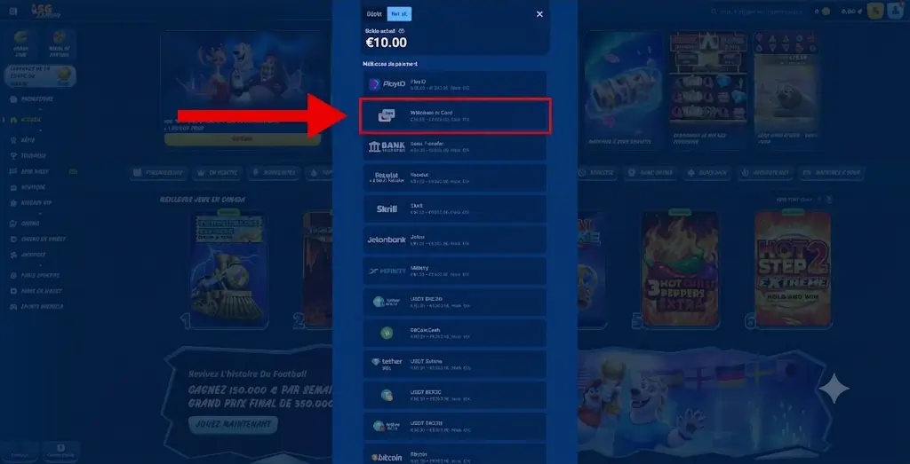 retrait étape 4 sg casino