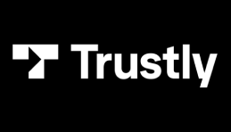 trustly logo black bg